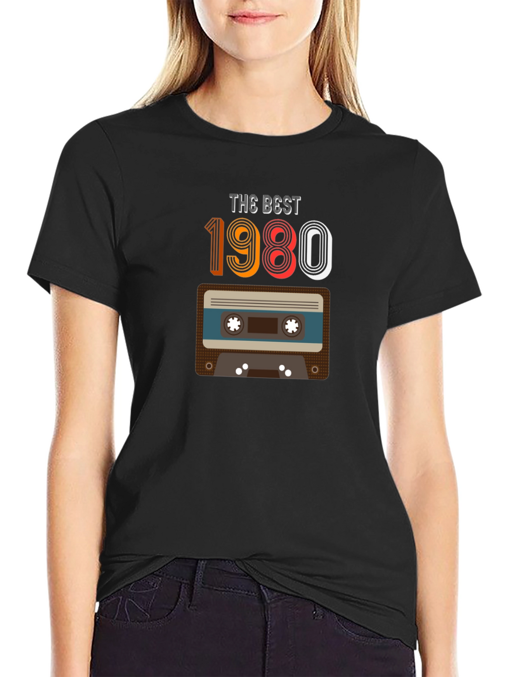 Retro 1980 Cassette Tape Graphic T-Shirt