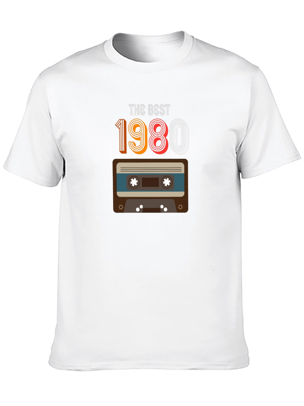 Retro 1980 Cassette Tape Graphic T-Shirt