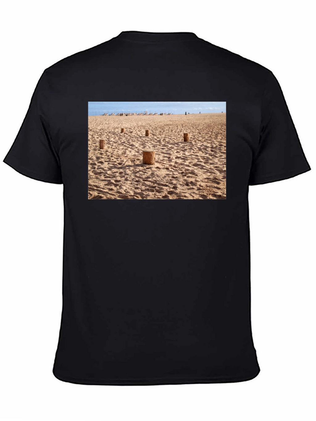 Beach Scene Graphic Tee - Soft Cotton Comfort