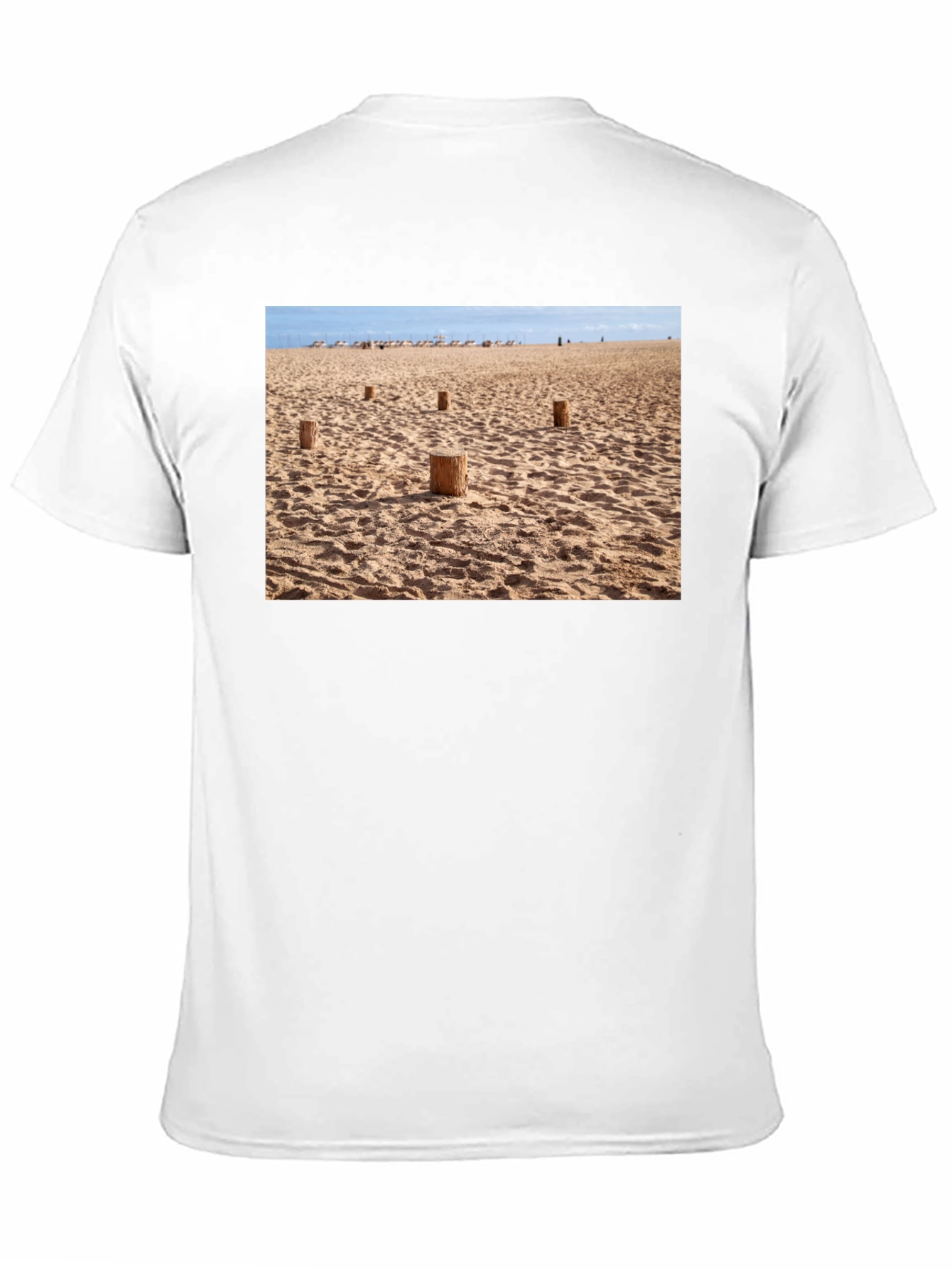 Beach Scene Graphic Tee - Soft Cotton Comfort