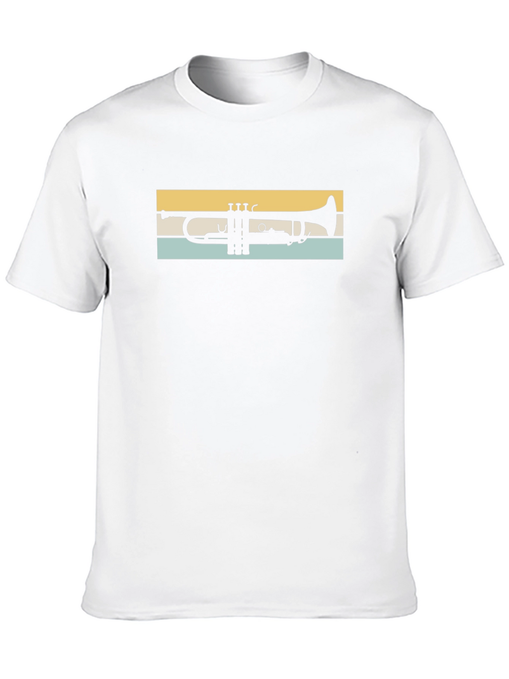 Trumpet Silhouette Graphic Tee