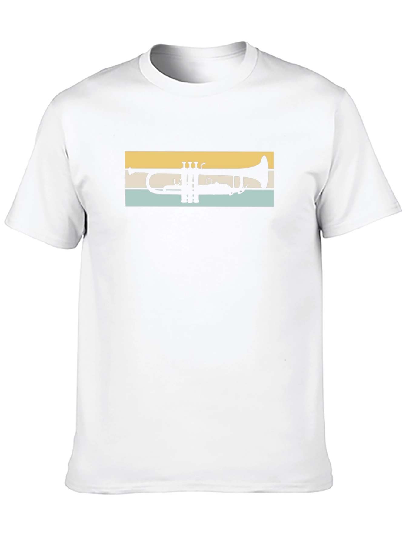 Trumpet Silhouette Graphic Tee