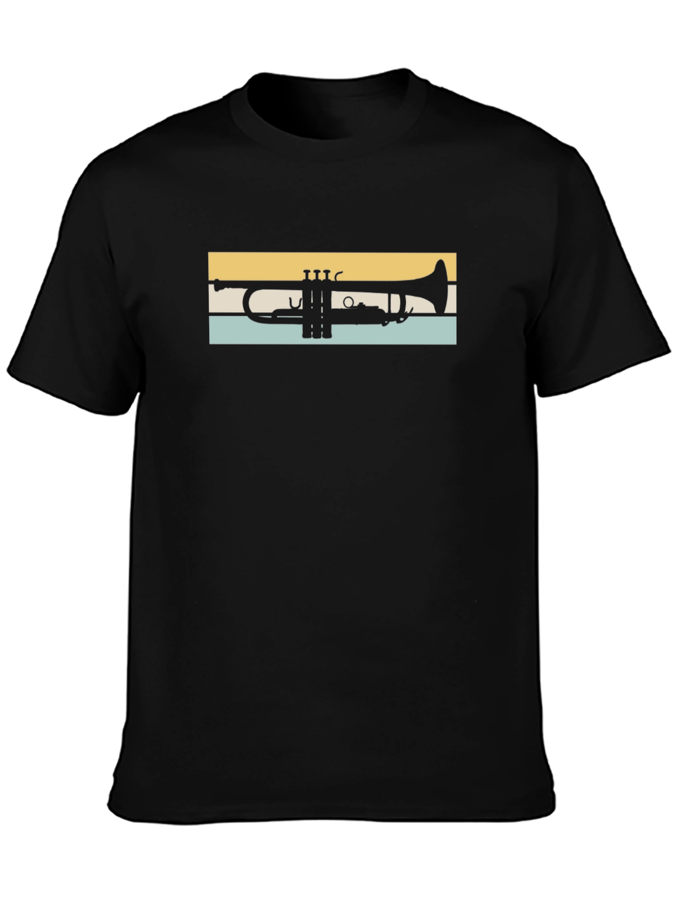 Trumpet Silhouette Graphic Tee