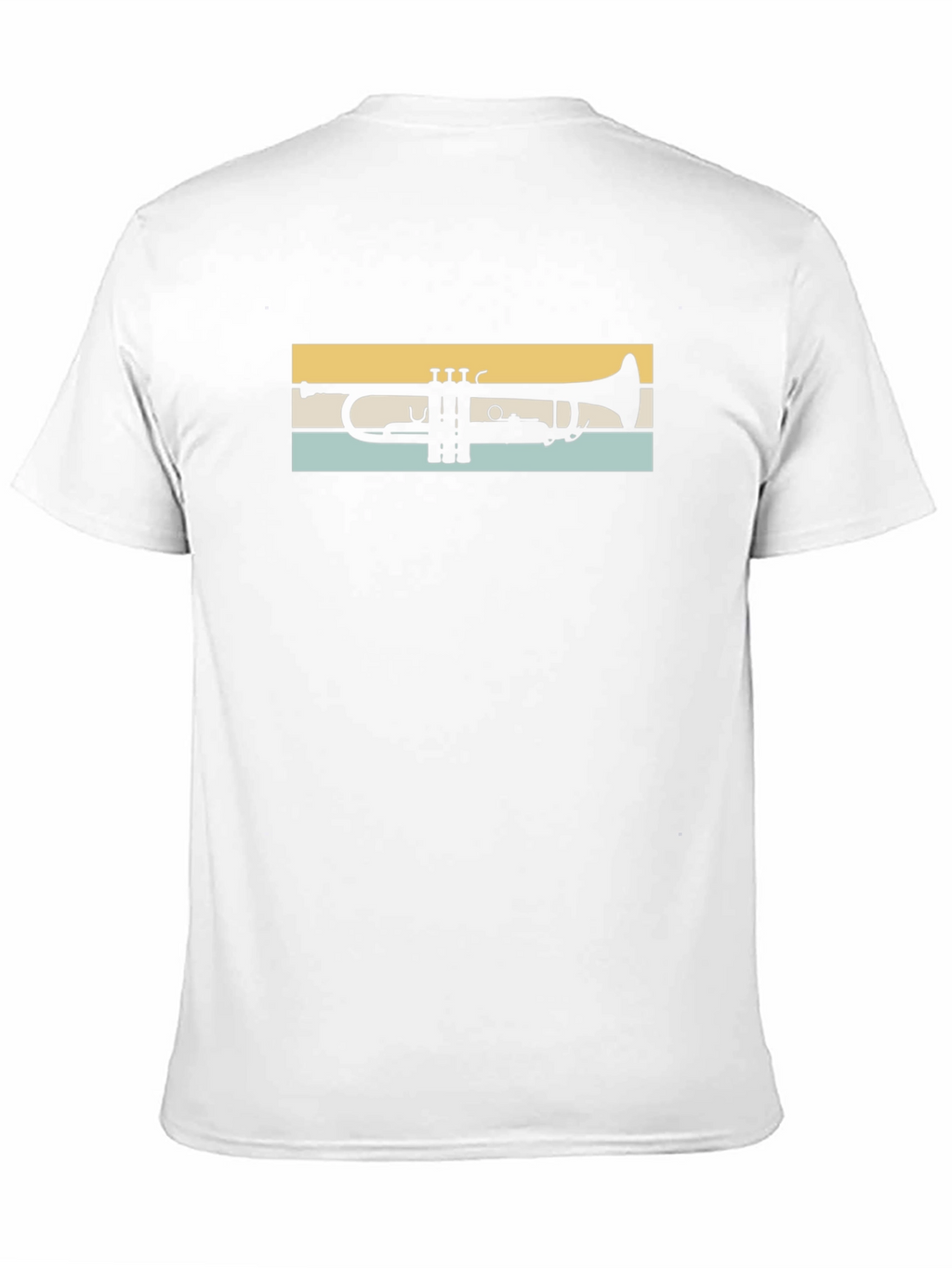 Trumpet Silhouette Graphic Tee
