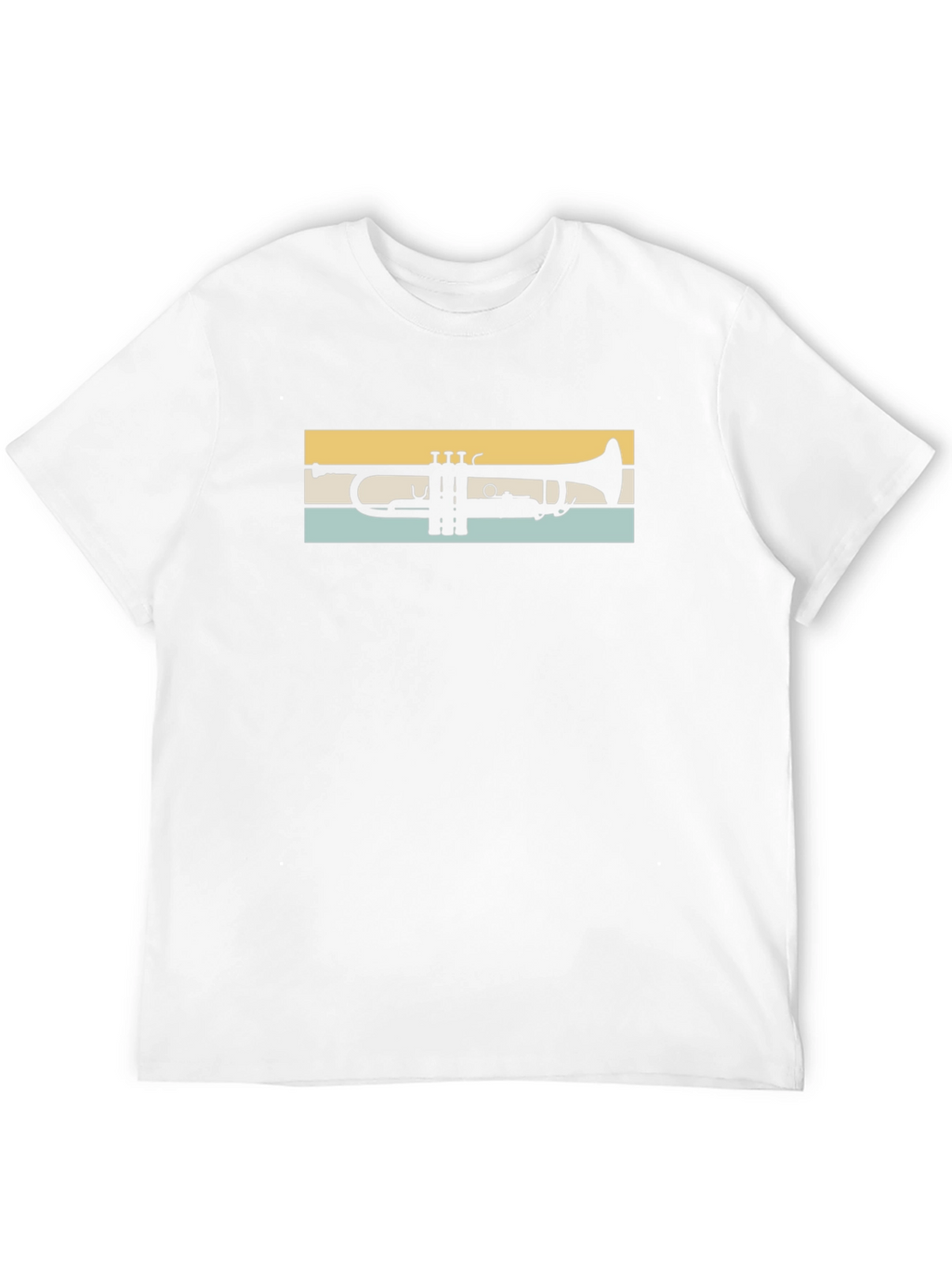 Trumpet Silhouette Graphic Tee