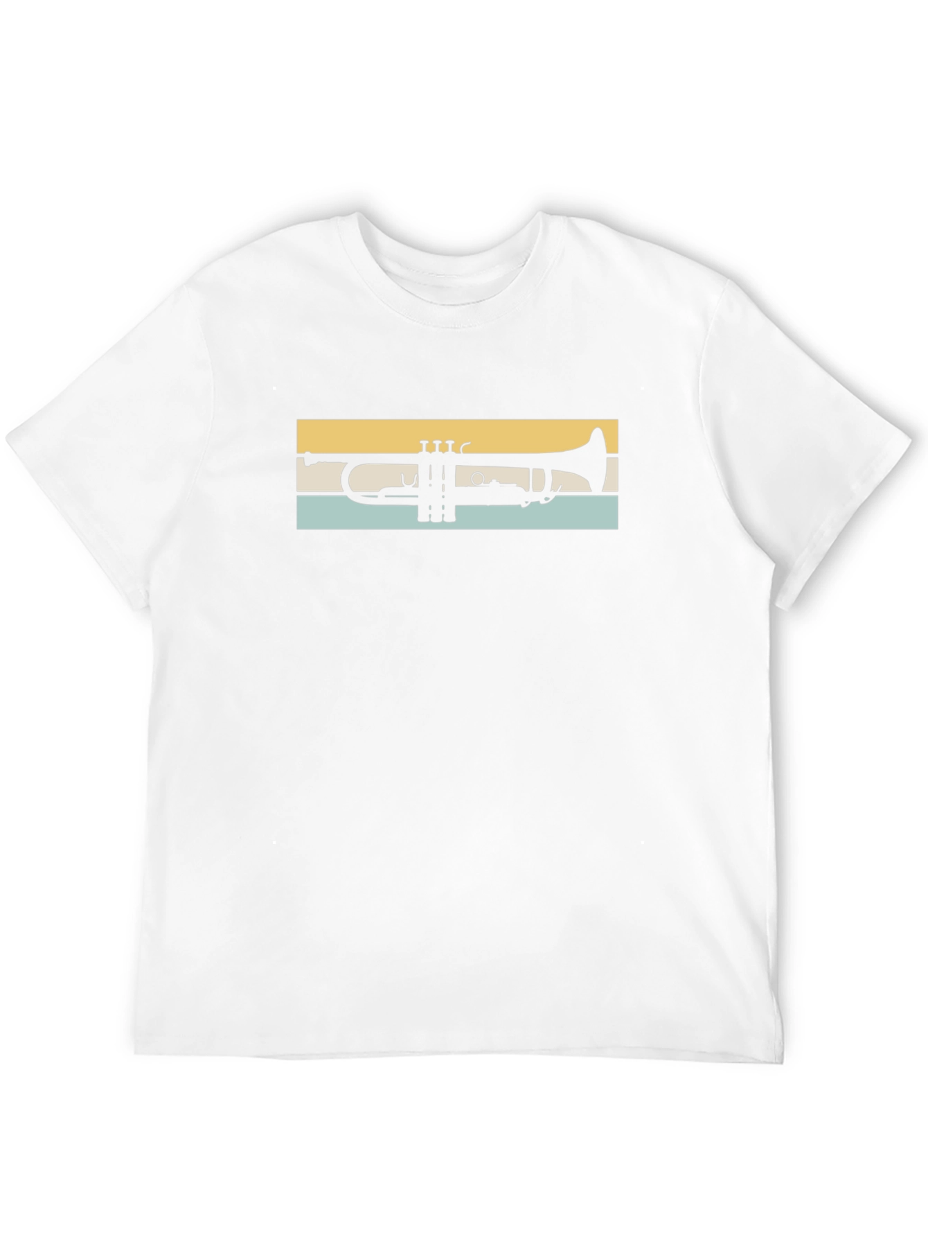 Trumpet Silhouette Graphic Tee