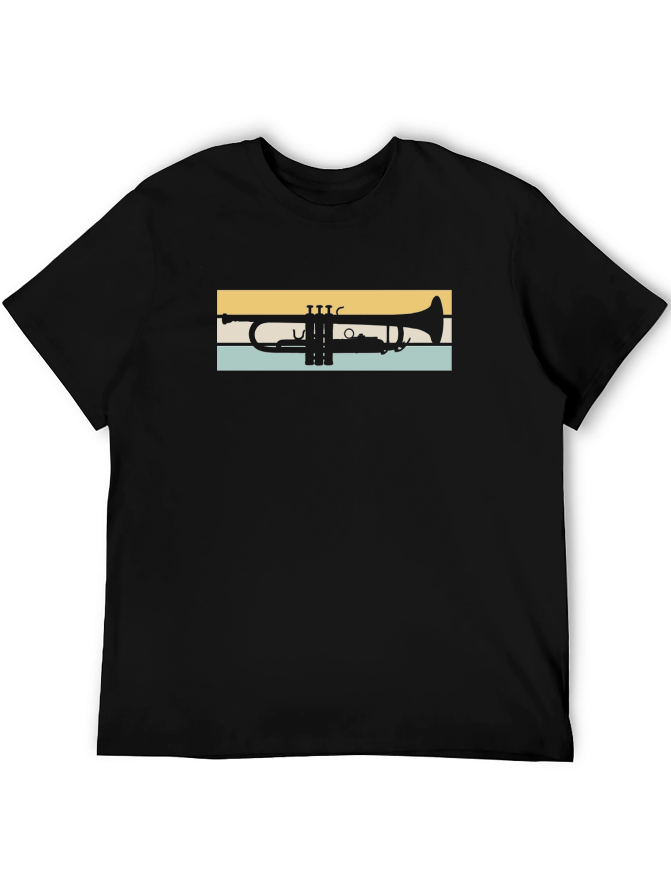 Trumpet Silhouette Graphic Tee