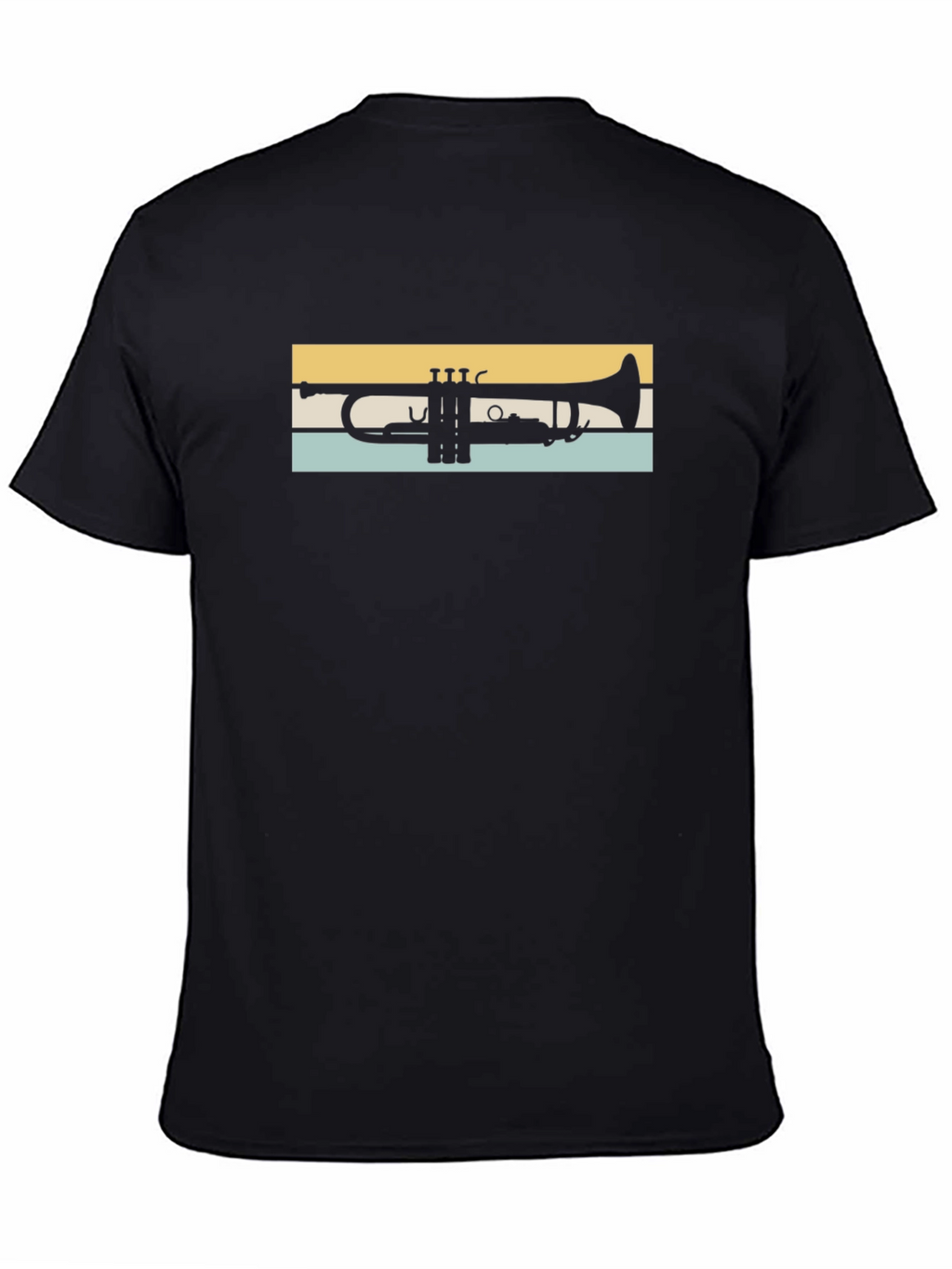 Trumpet Silhouette Graphic Tee