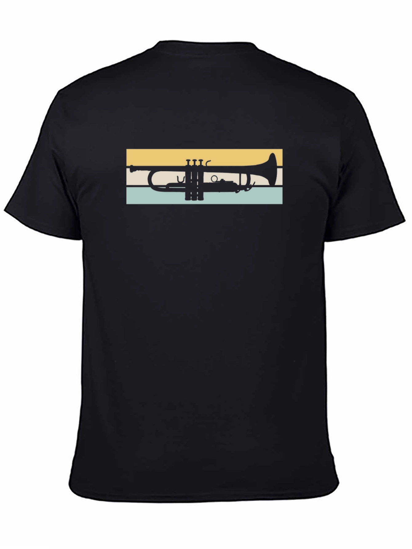 Trumpet Silhouette Graphic Tee