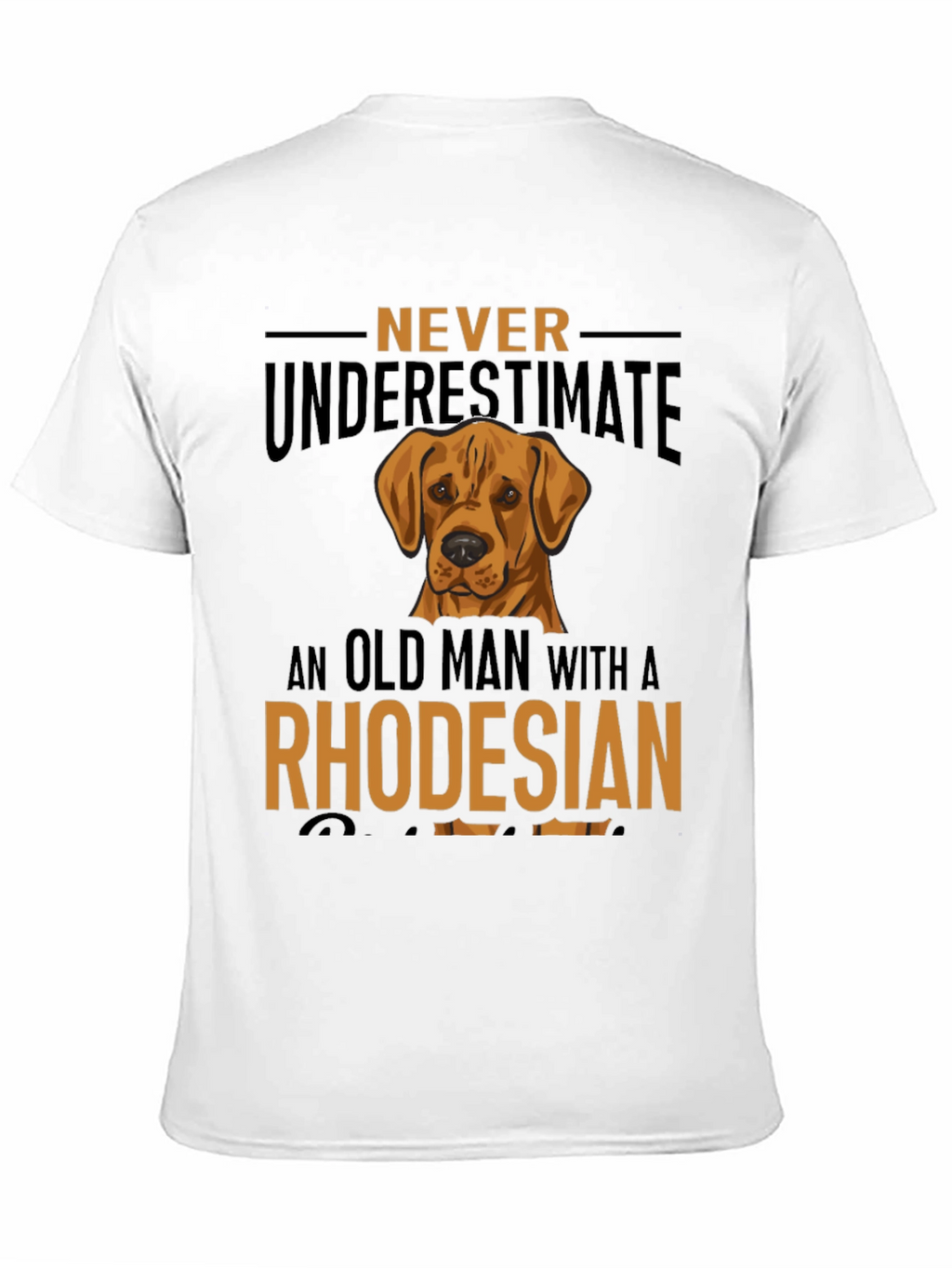 Rhodesian Ridgeback Old Man T-Shirt