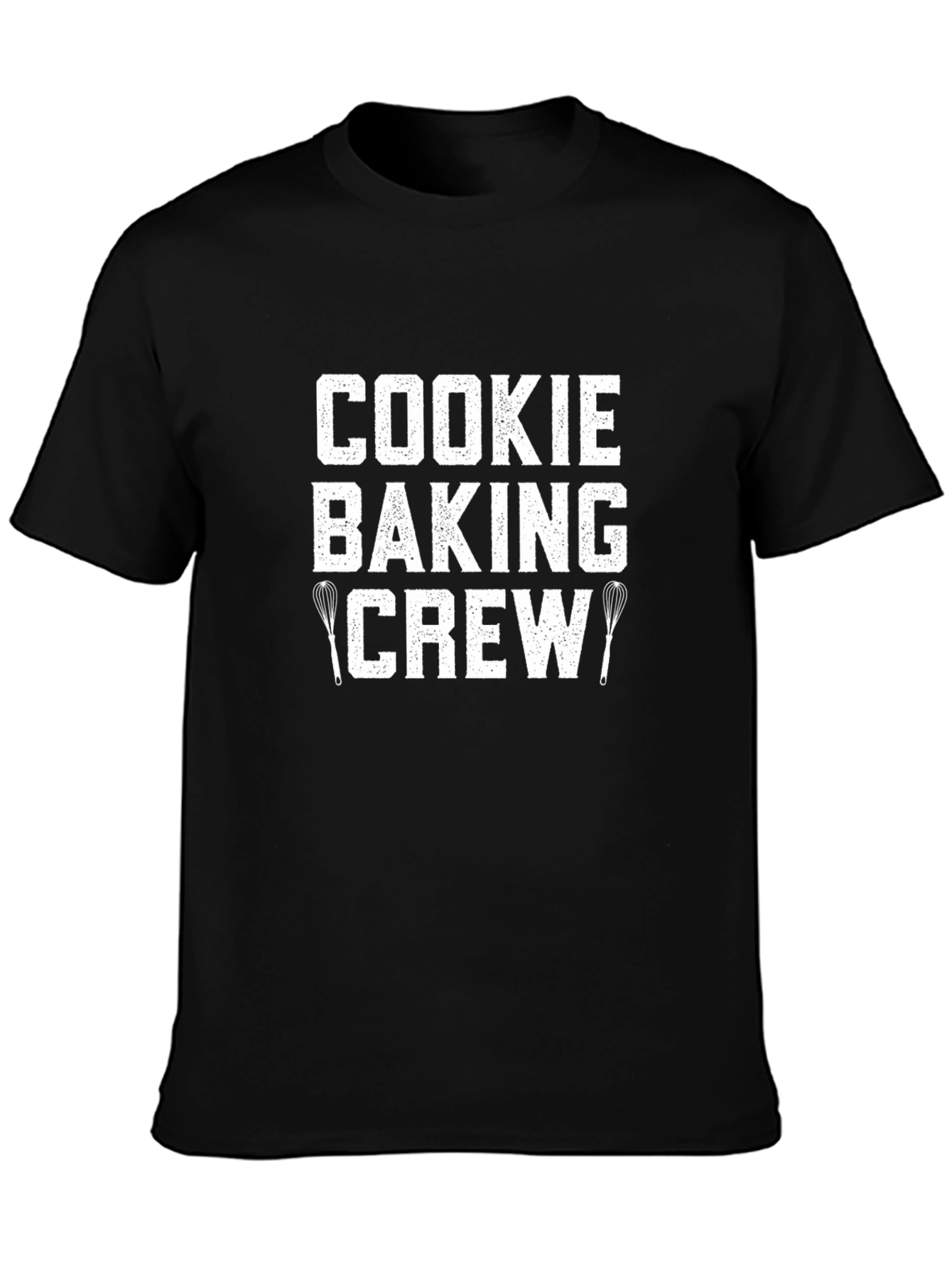 Cookie Baking Crew T-Shirt - Black Short Sleeve