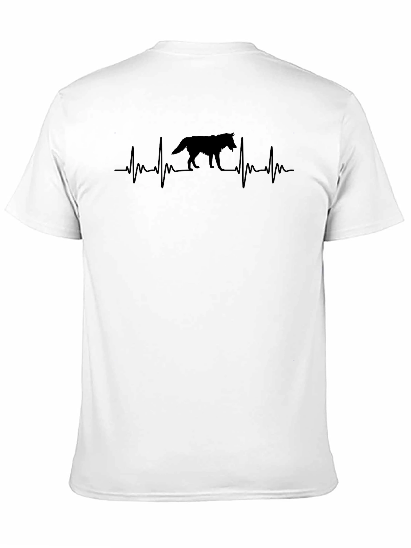 Wolf Heartbeat T-Shirt - Animal Lover Tee