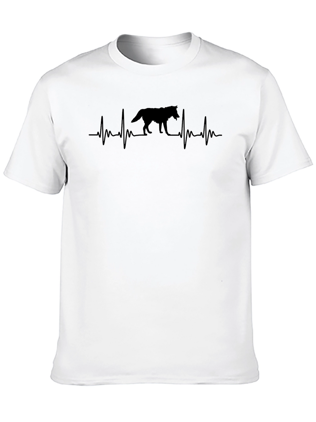 Wolf Heartbeat T-Shirt - Animal Lover Tee