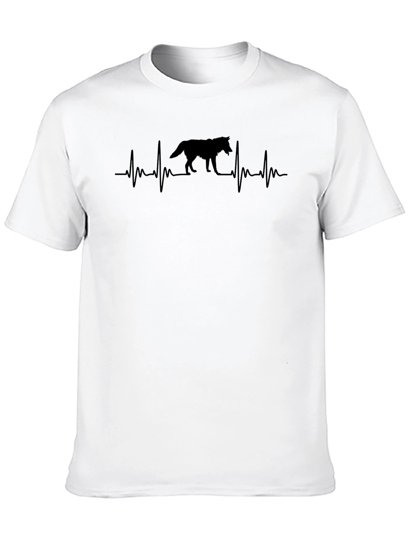 Wolf Heartbeat T-Shirt - Animal Lover Tee