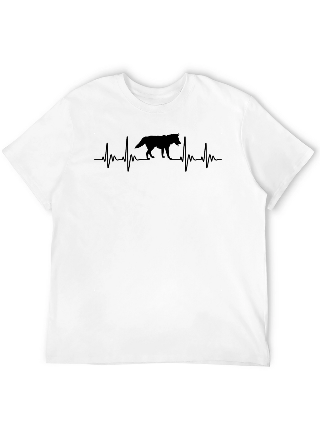 Wolf Heartbeat T-Shirt - Animal Lover Tee