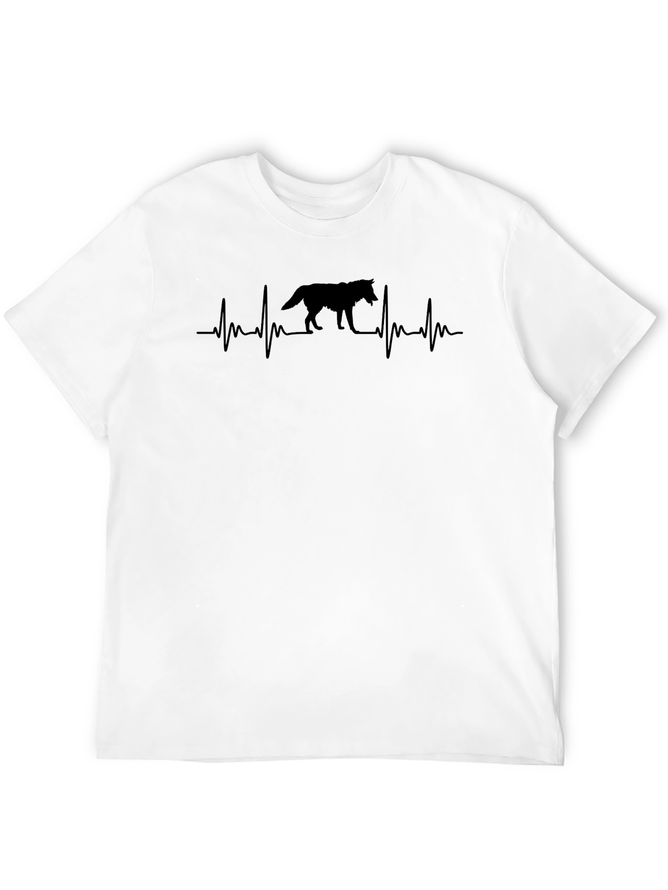 Wolf Heartbeat T-Shirt - Animal Lover Tee