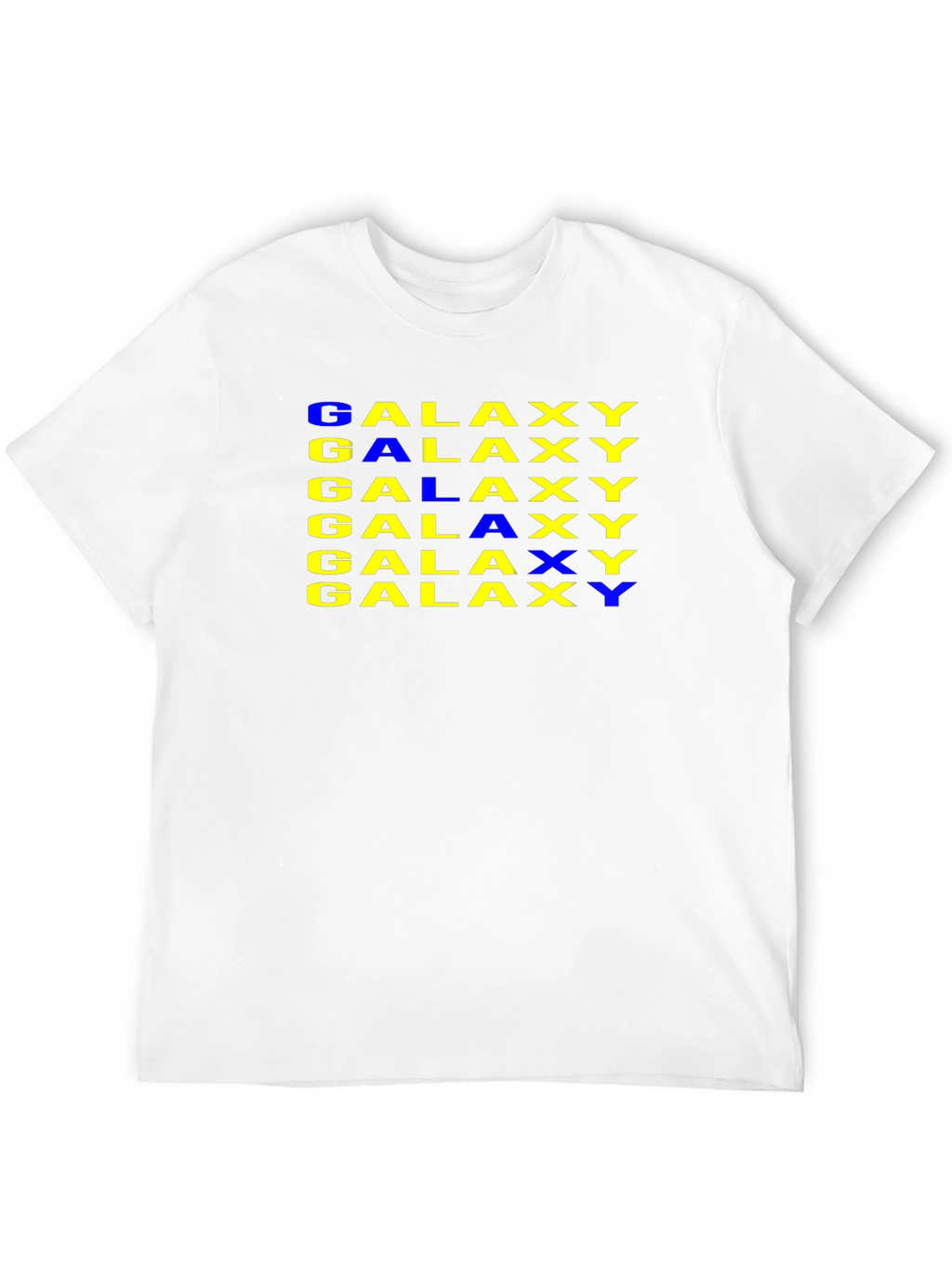 Galaxy Print Black T-Shirt
