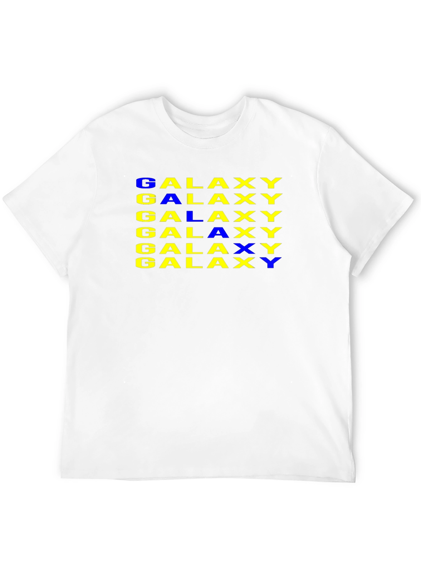 Galaxy Print Black T-Shirt