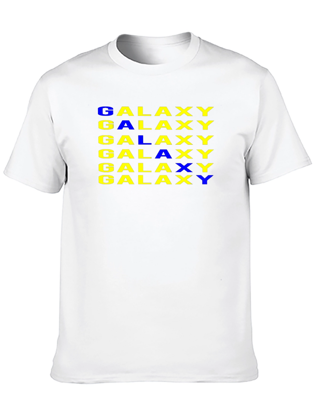 Galaxy Print Black T-Shirt