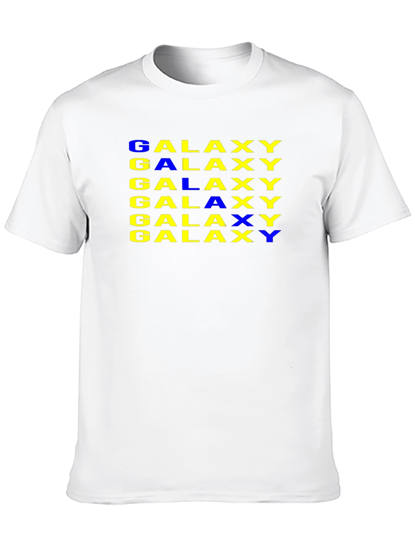 Galaxy Print Black T-Shirt