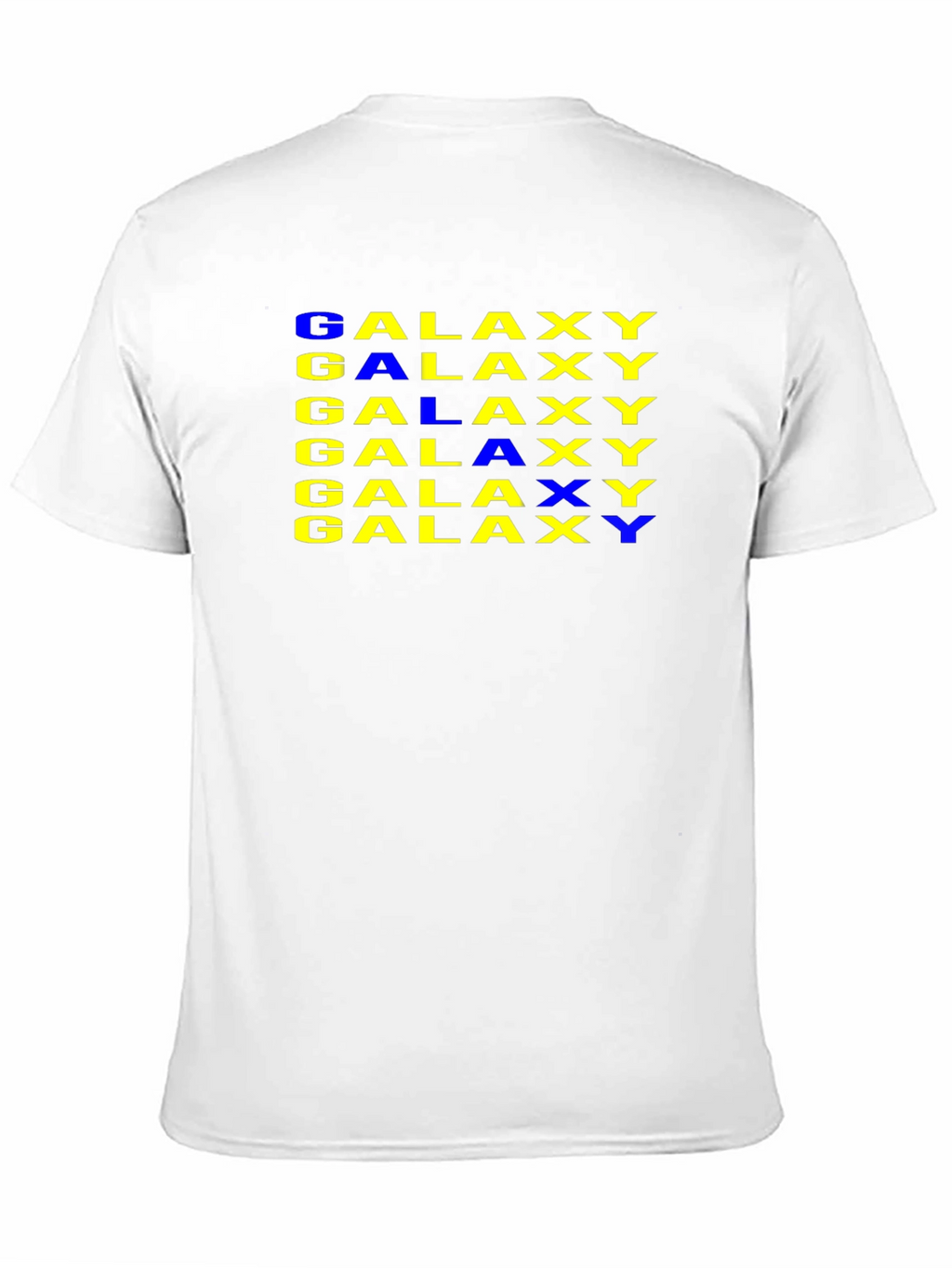 Galaxy Print Black T-Shirt