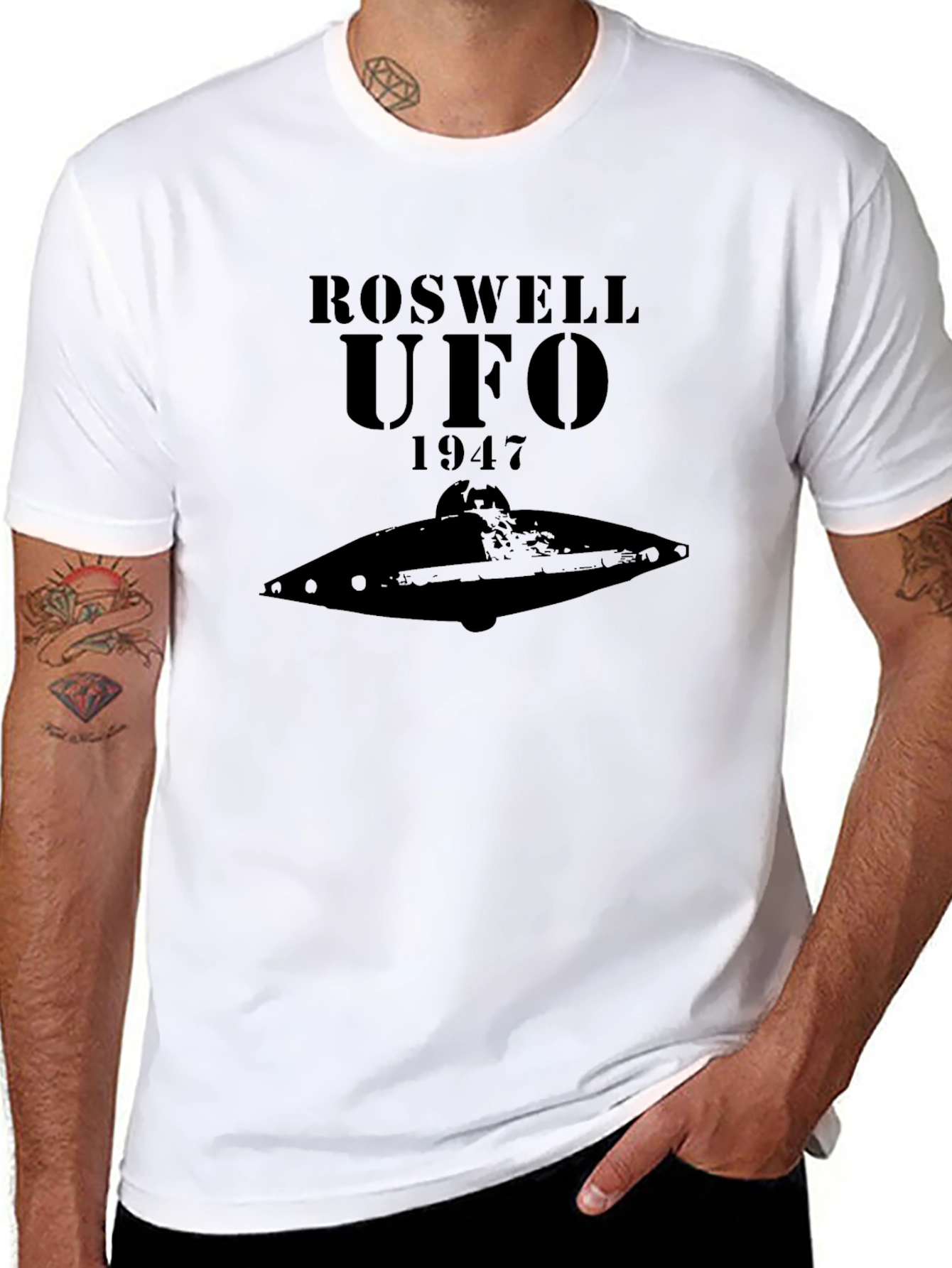 Roswell UFO 1947 Graphic T-Shirt