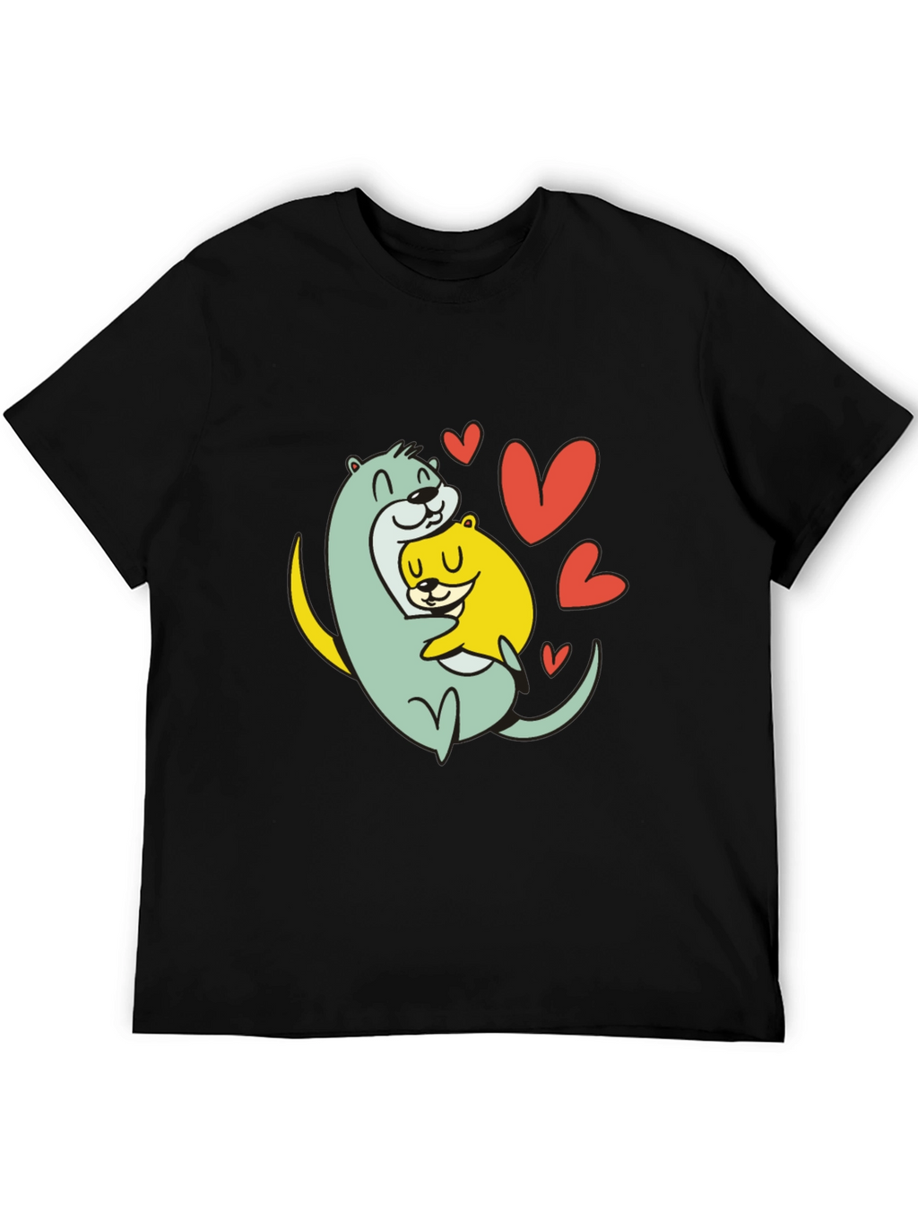 Otter Love T-Shirt - Cute Graphic Tee