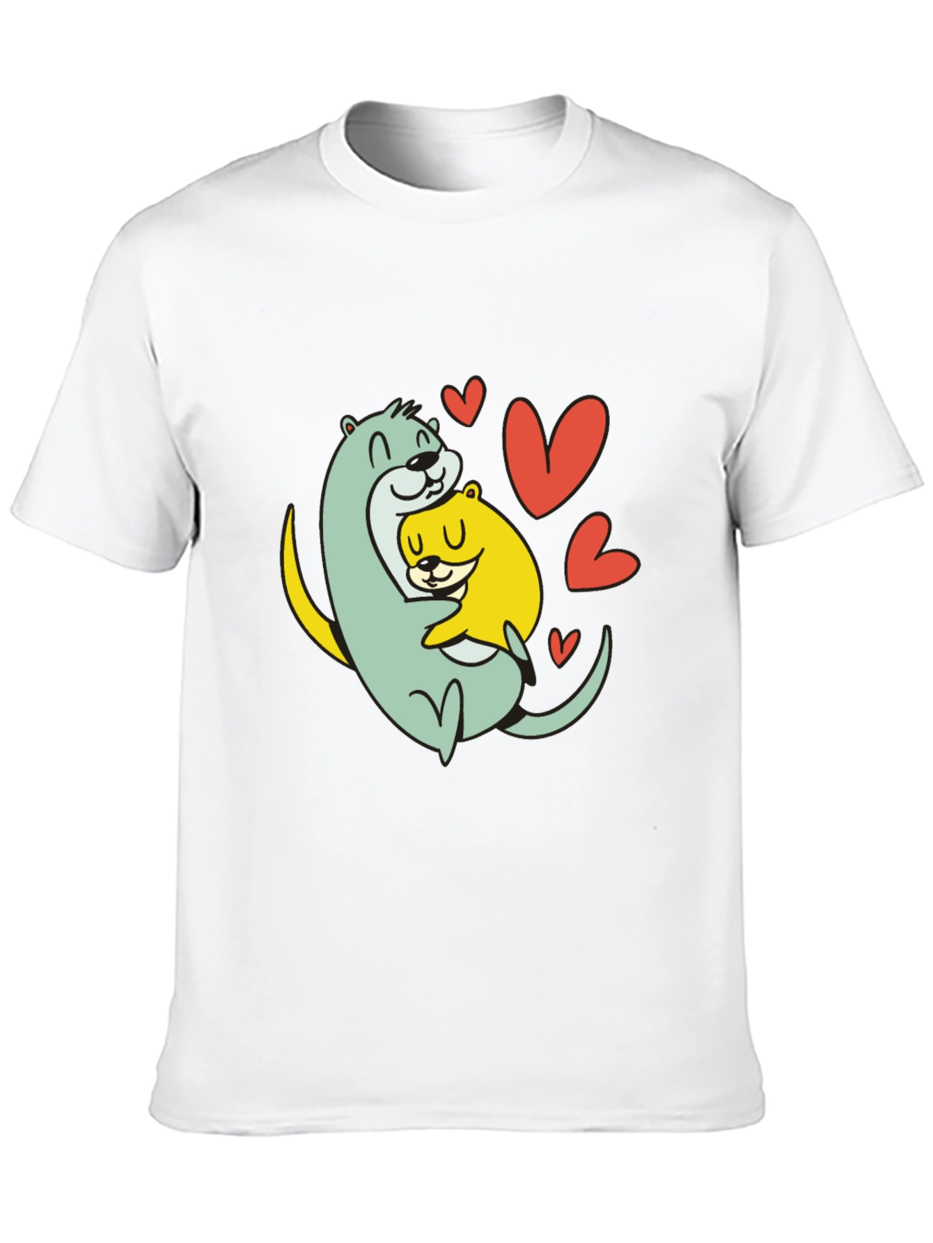 Otter Love T-Shirt - Cute Graphic Tee