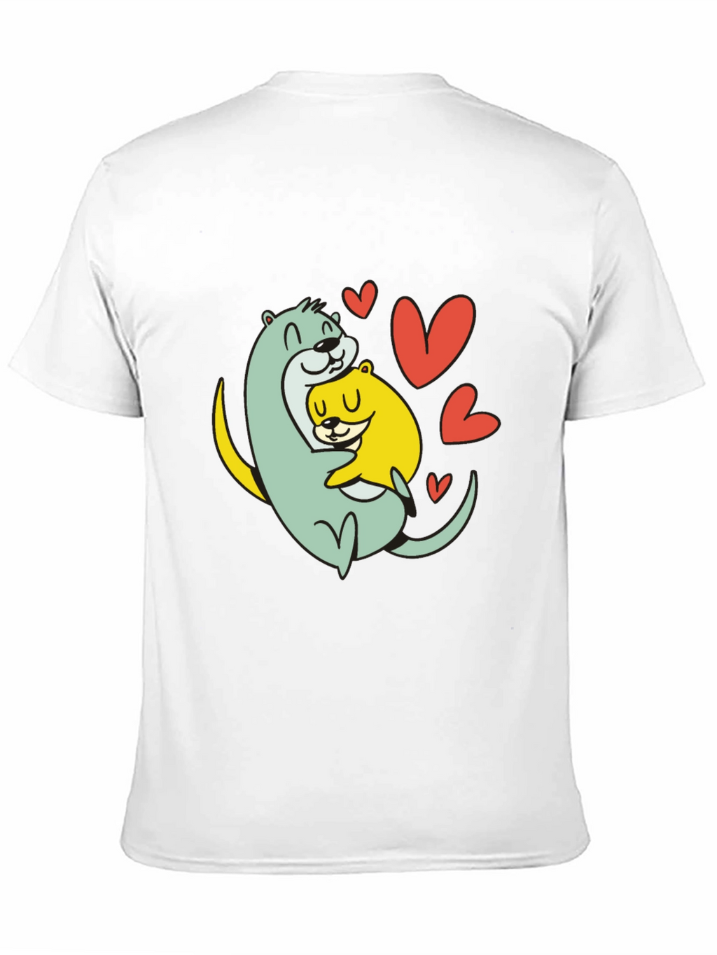 Otter Love T-Shirt - Cute Graphic Tee