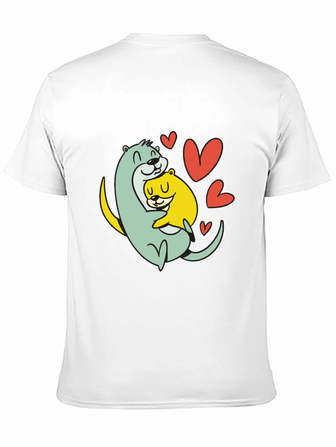 Otter Love T-Shirt - Cute Graphic Tee