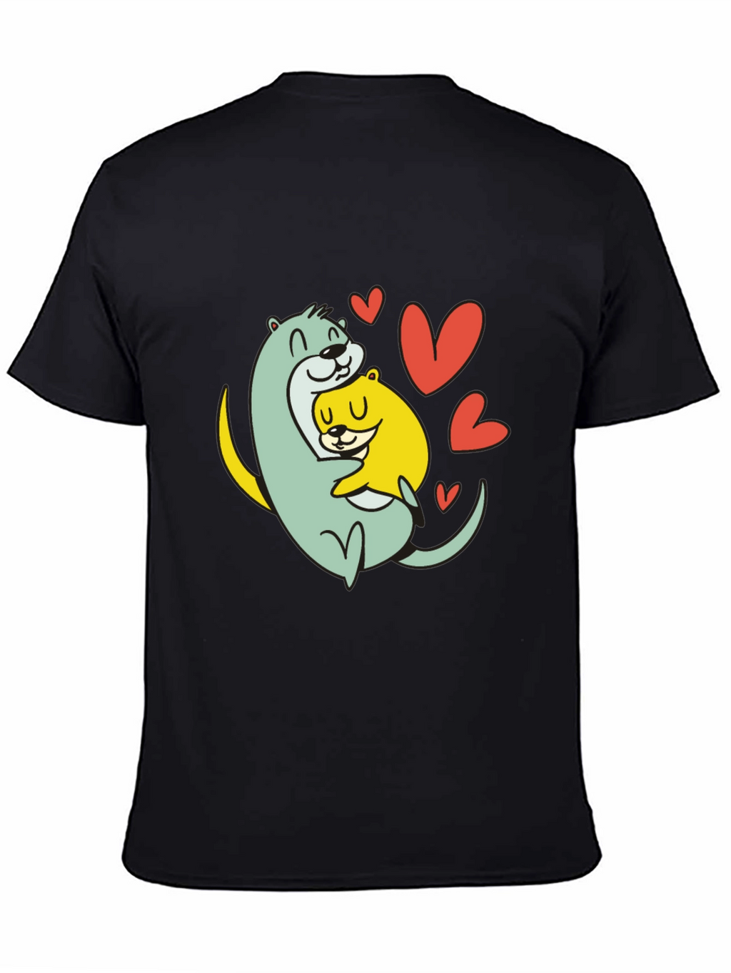 Otter Love T-Shirt - Cute Graphic Tee