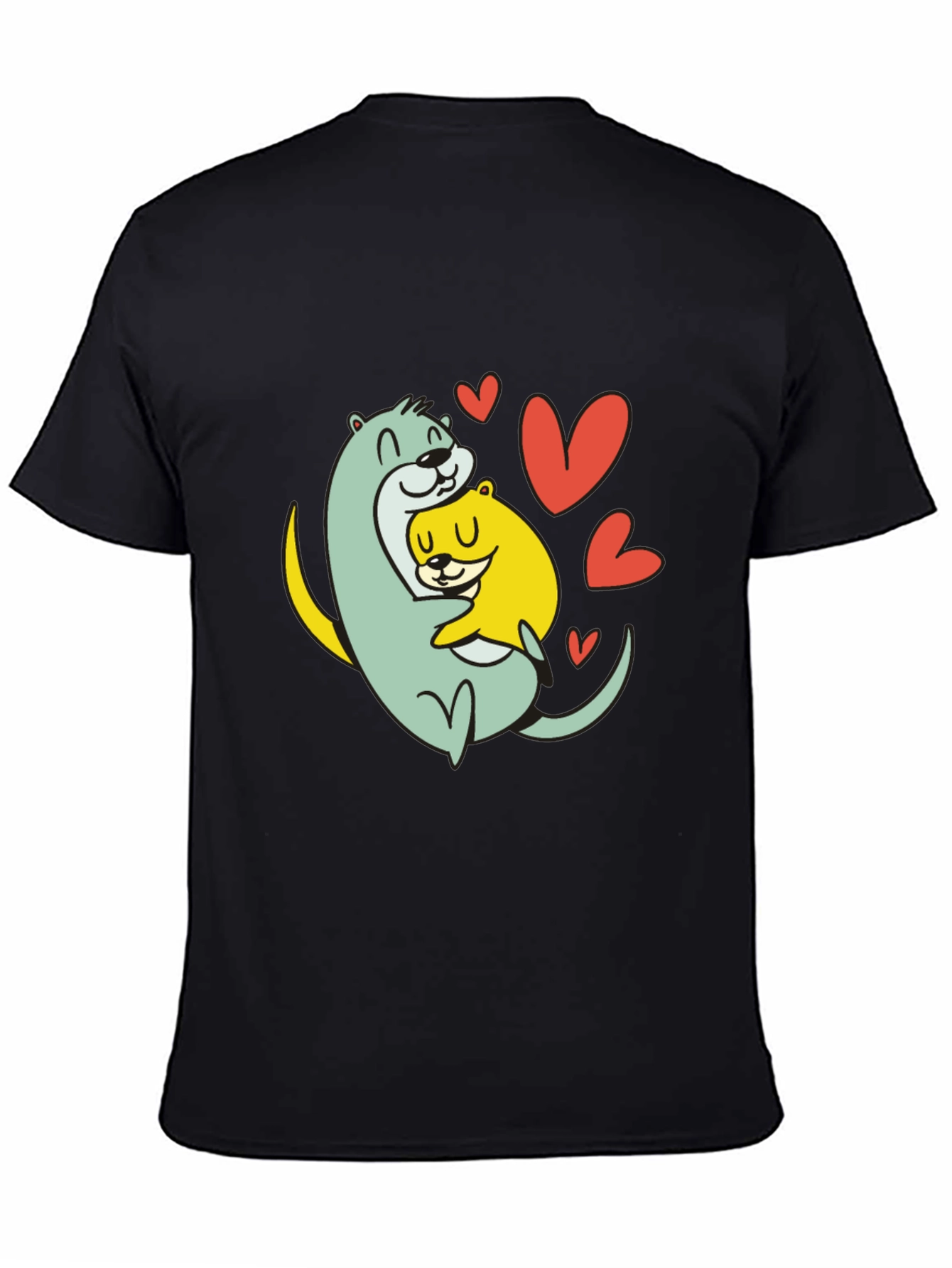 Otter Love T-Shirt - Cute Graphic Tee