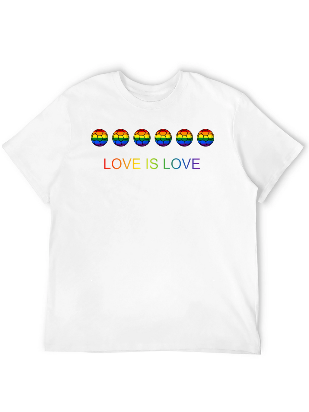Love is Love LGBTQ+ Pride Soccer T-Shirt