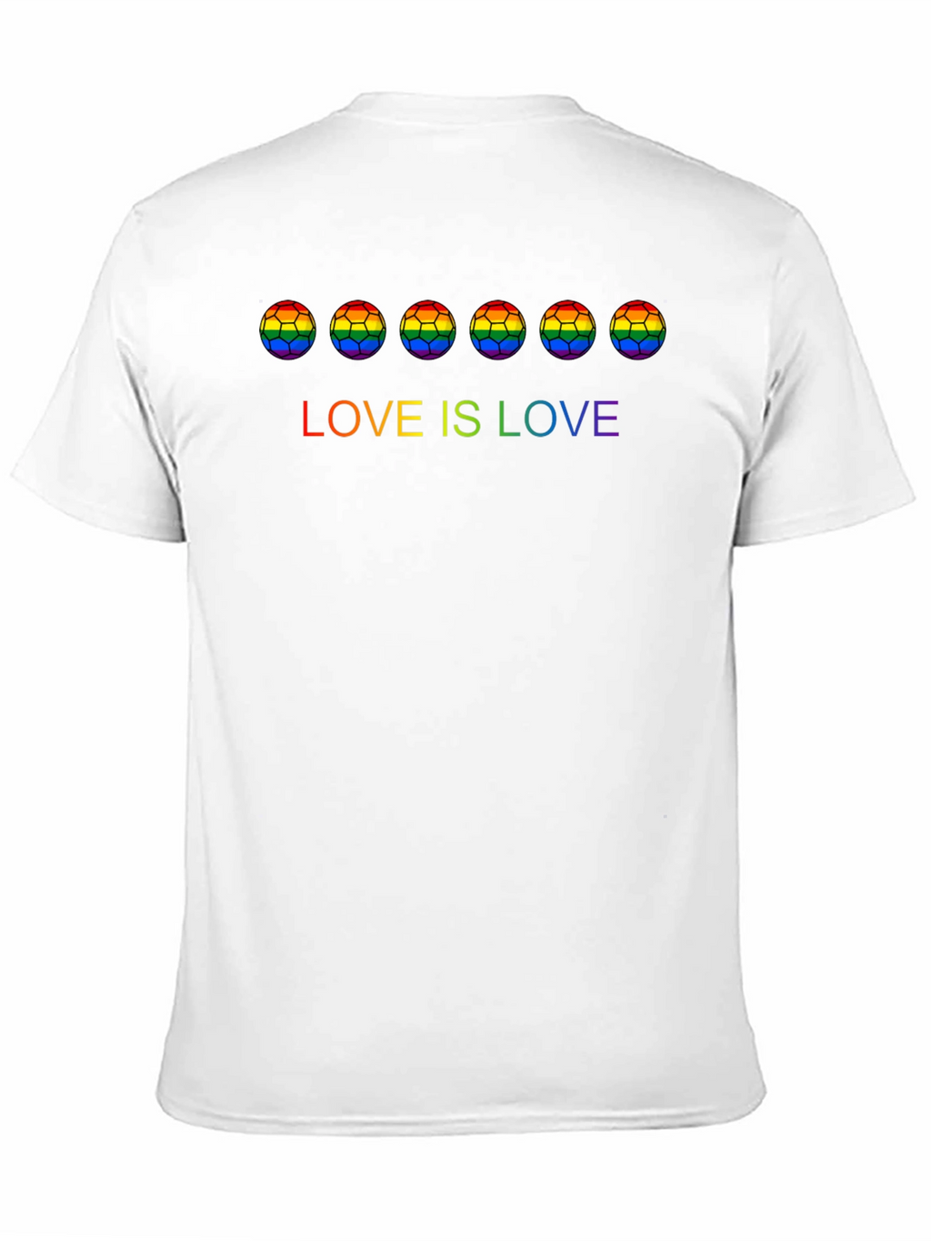 Love is Love LGBTQ+ Pride Soccer T-Shirt