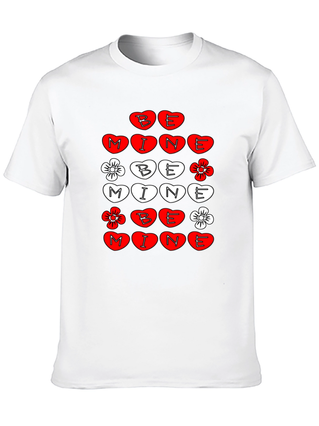 Be Mine Valentines Day Graphic T-Shirt