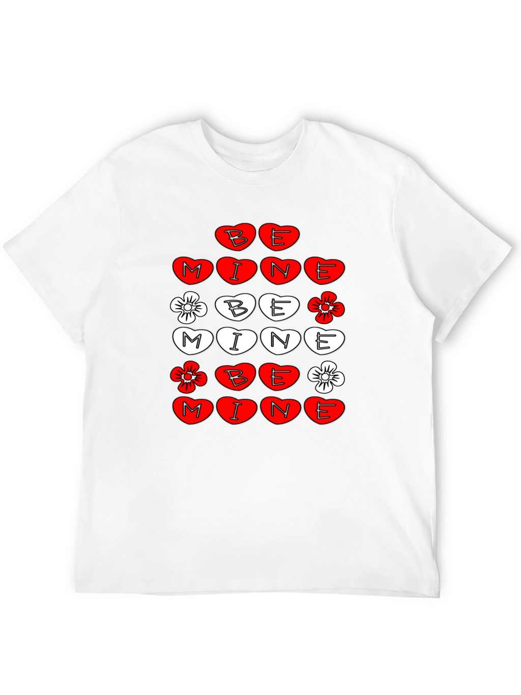 Be Mine Valentines Day Graphic T-Shirt