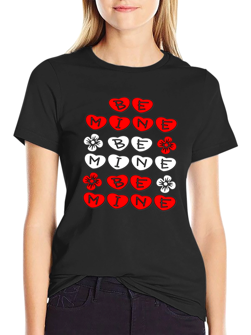 Be Mine Valentines Day Graphic T-Shirt