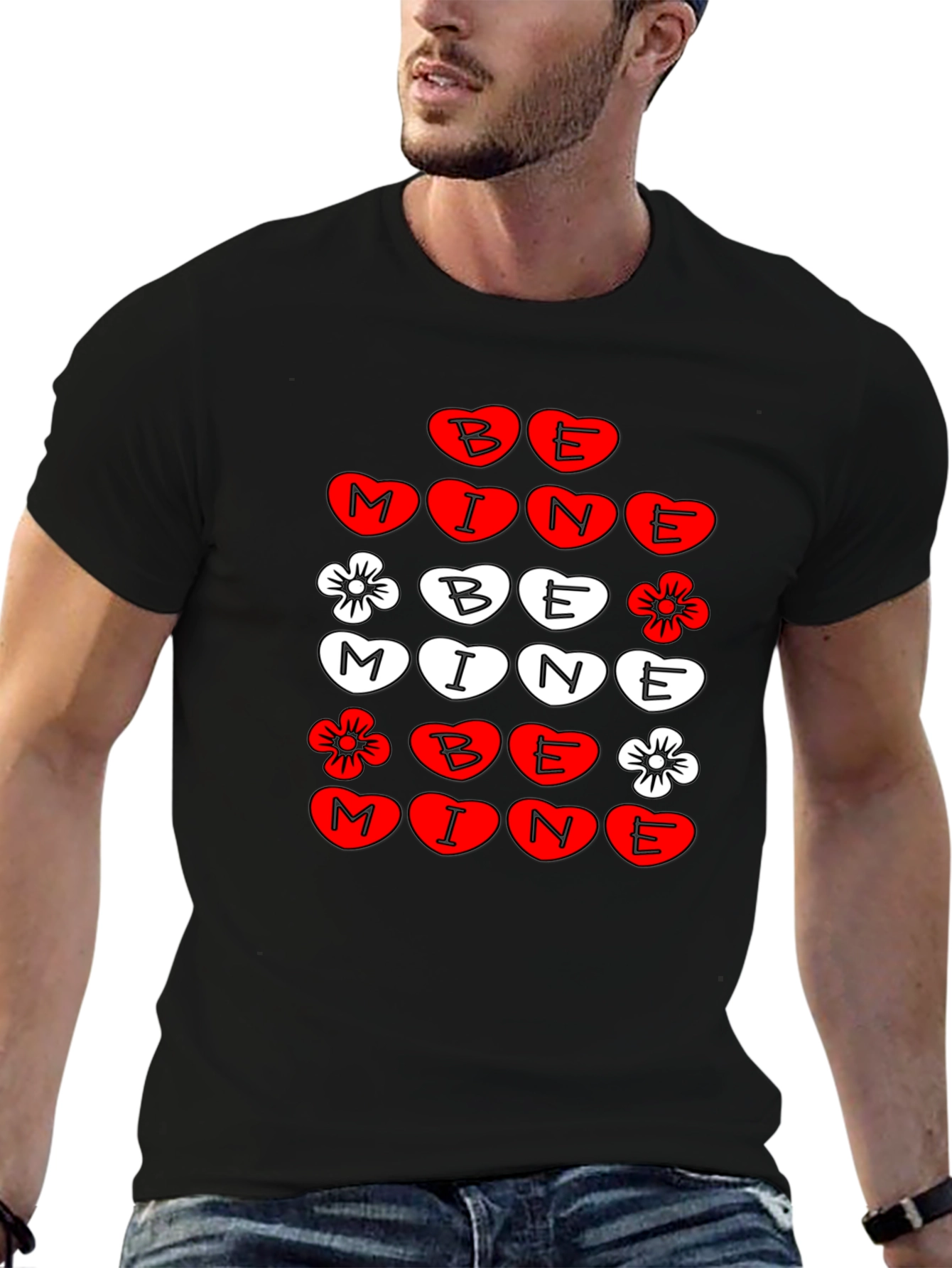 Be Mine Valentines Day Graphic T-Shirt