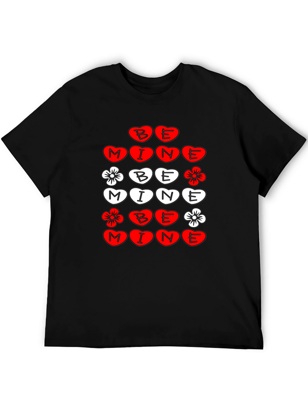 Be Mine Valentines Day Graphic T-Shirt