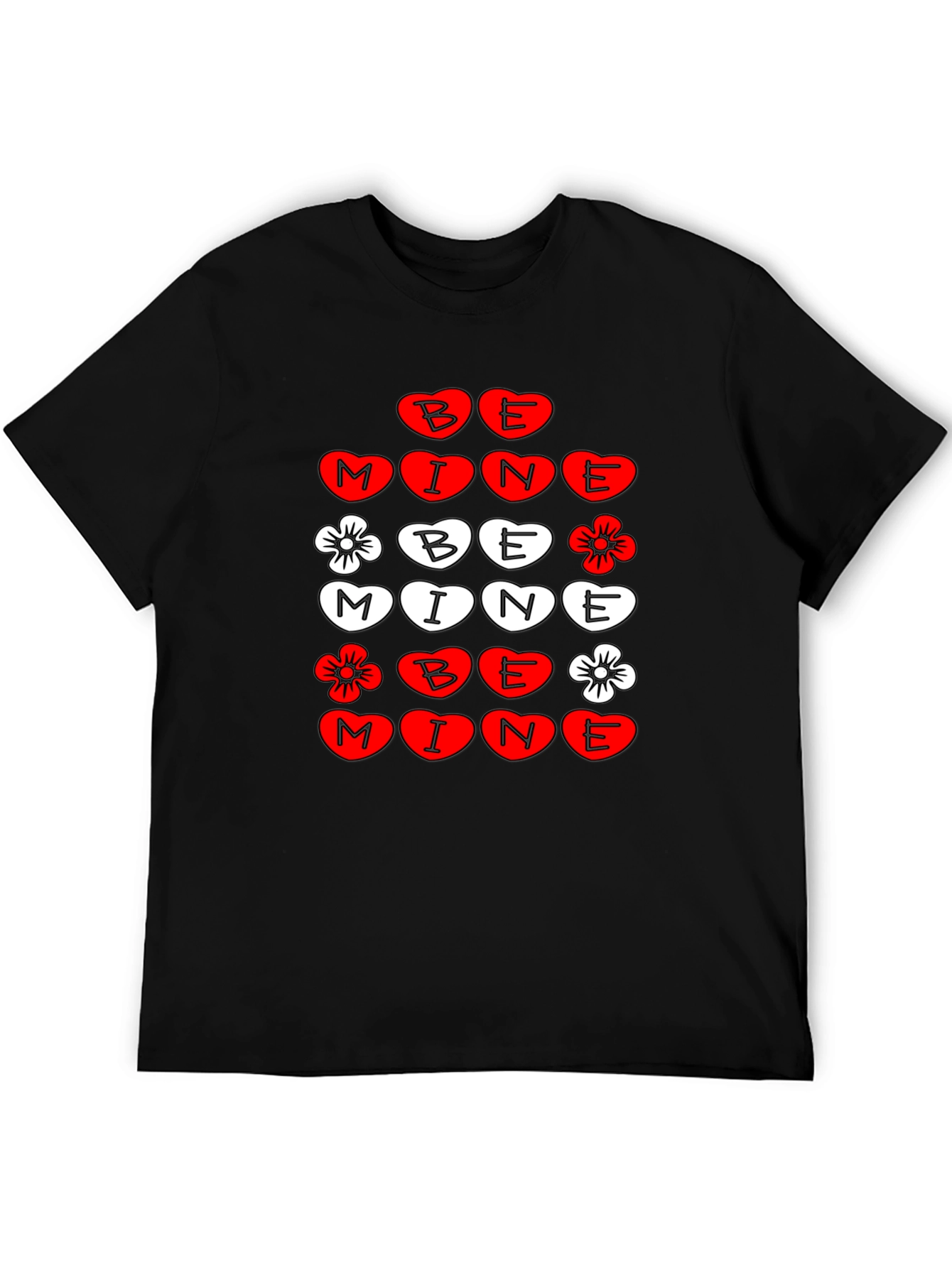 Be Mine Valentines Day Graphic T-Shirt