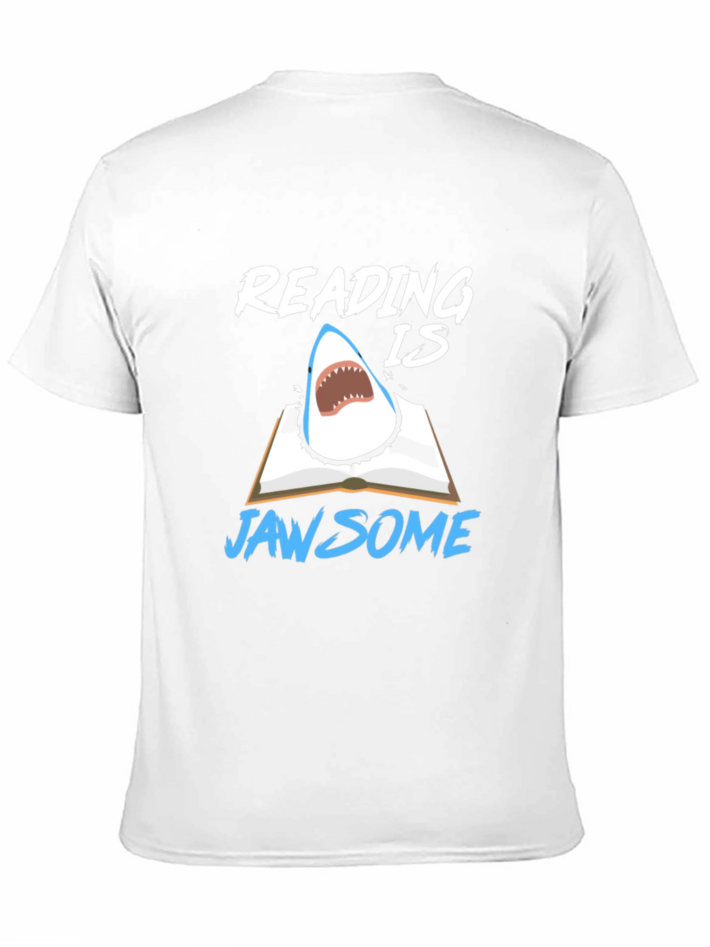 Reading Is Jawsome Shark T-Shirt - Book Lover Tee