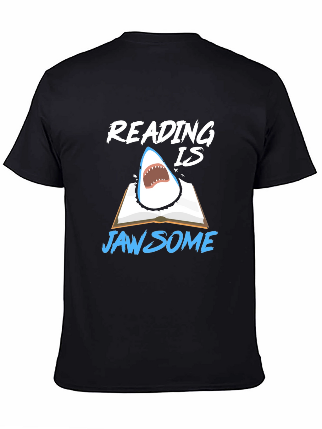 Reading Is Jawsome Shark T-Shirt - Book Lover Tee