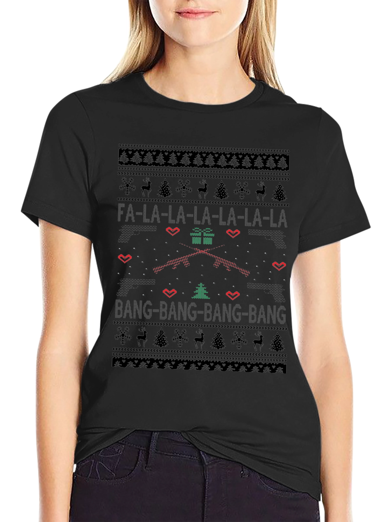 Fa La La Bang Bang Christmas T-Shirt