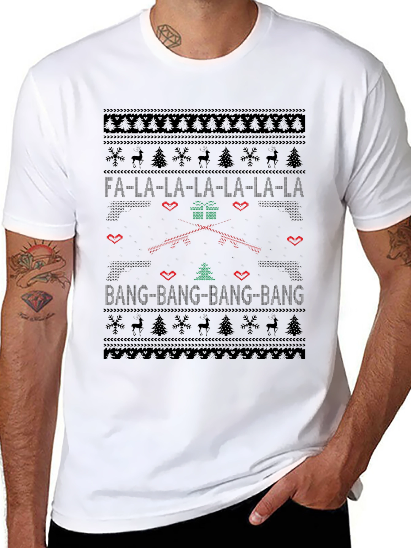 Fa La La Bang Bang Christmas T-Shirt