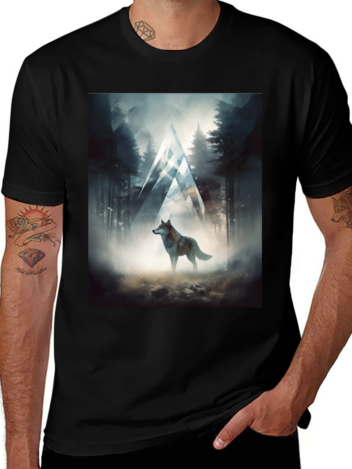 Wolf Forest Graphic Tee