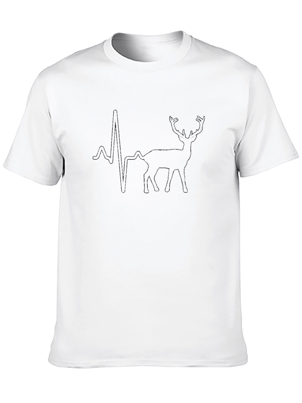 Deer Heartbeat Graphic Tee
