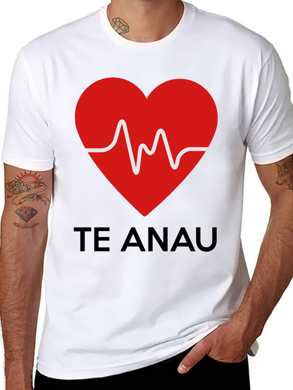 Te Anau Heartbeat T-Shirt - Mens Graphic Tee