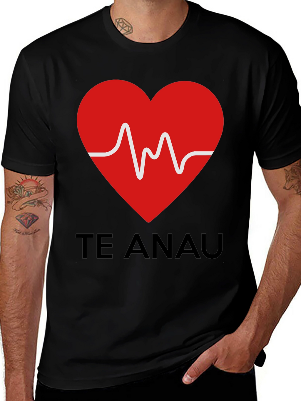 Te Anau Heartbeat T-Shirt - Mens Graphic Tee