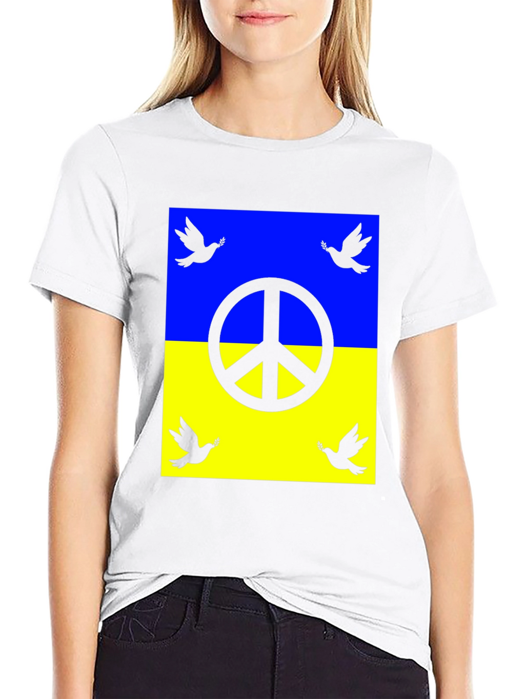 Ukraine Peace Dove T-Shirt - Unisex Support