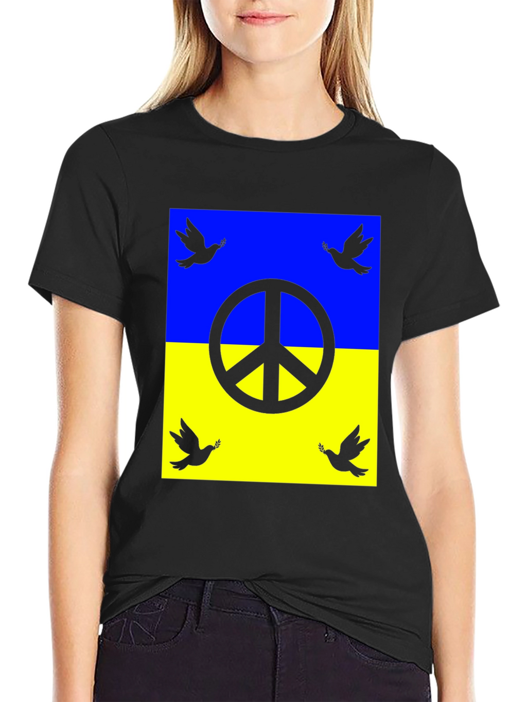 Ukraine Peace Dove T-Shirt - Unisex Support
